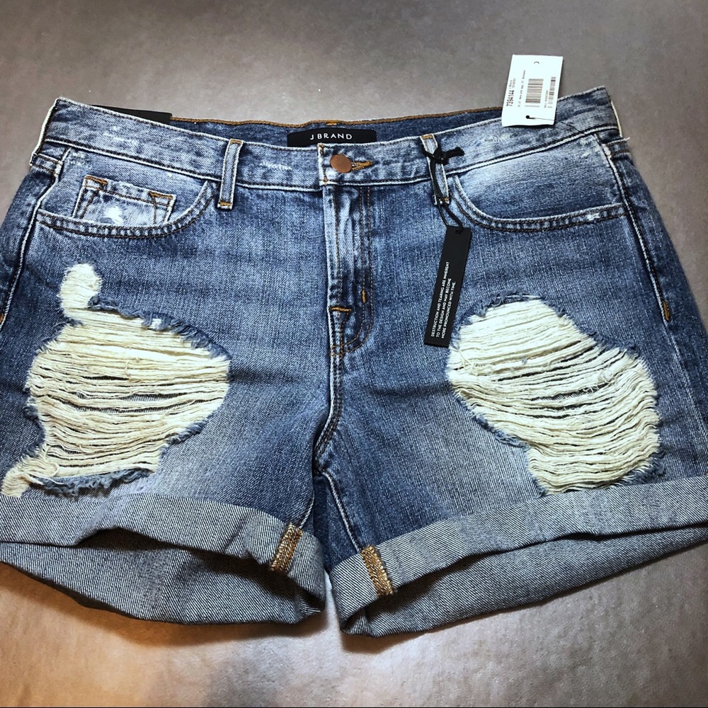 J Brand Joey Distressed Jean Shorts